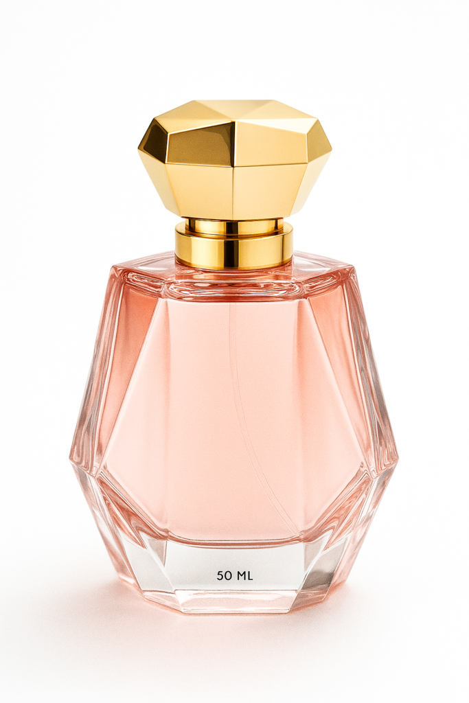 Perfume Bottle at Glitters and Grace Signature Mobile Parties.