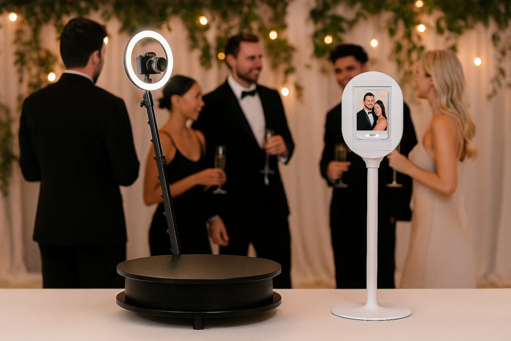 Photo Booth rental in New Lenox, Photo Booth for weddings in Orland Park, Photo Booth rentals in Chicago, Photo Booth rentals for party, roaming photo robot, 360 degree Photo Booth