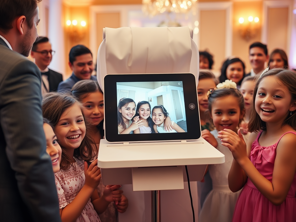 iPad Photo Booth at Glitters and Grace Mobile Parties in New Lenox, IL