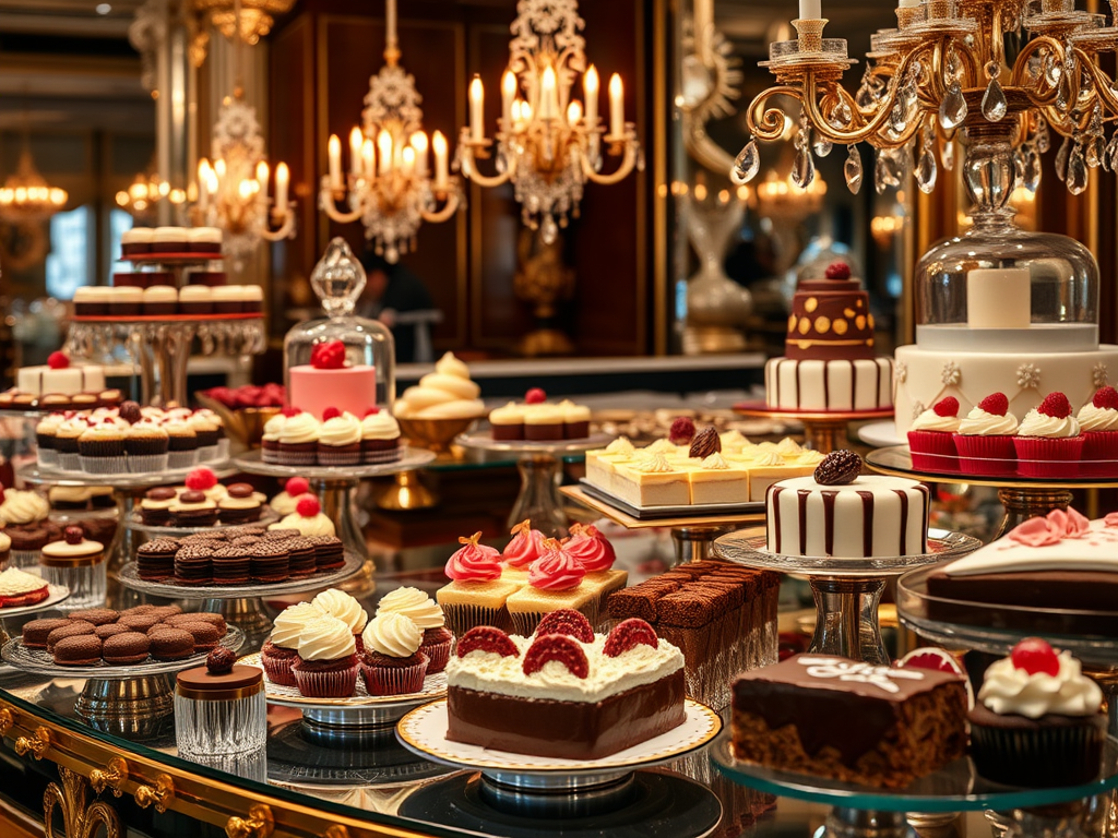 Luxe dessert bar at Glitters and Grace Signature Mobile Parties in New Lenox, IL.