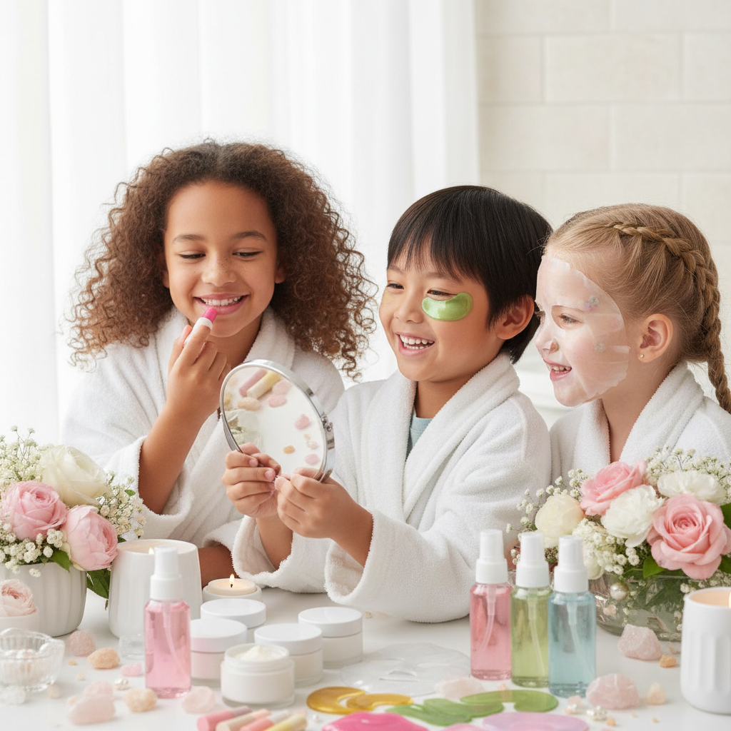 Kids party ideas, DIY skincare party for kids, DIY perfume bar for kids, mini perfume bar for kids, perfume bar for teens, DIY parties for kids, interactive mobile parties for kids, interactive mobile parties for teens, mobile parties in Chicago, perfume bar chicago, chicago perfume bar