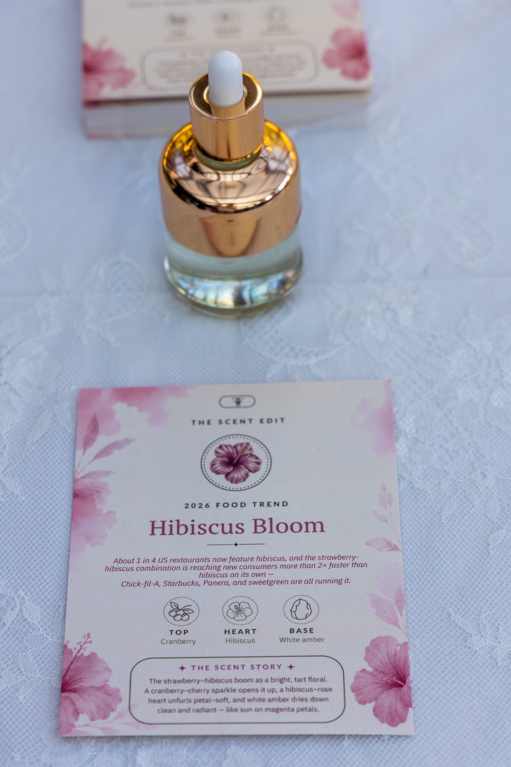 Fragrance notes and accords for summer and fall wedding scents