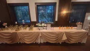 Perfume bar for wedding