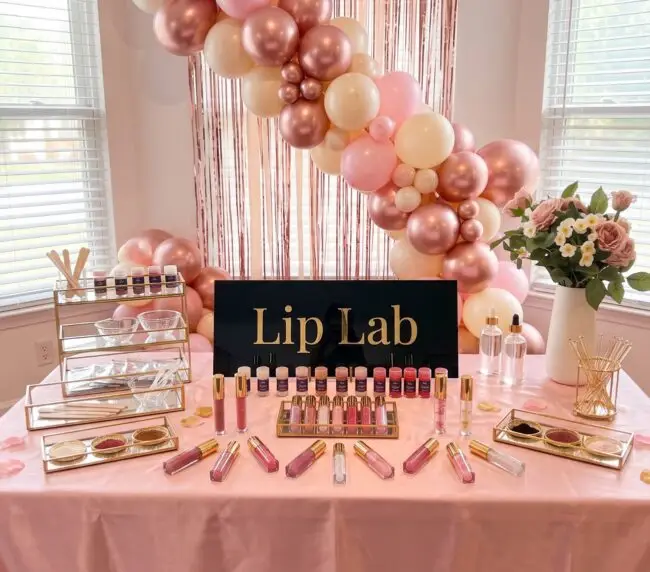A kids party Lip Lab