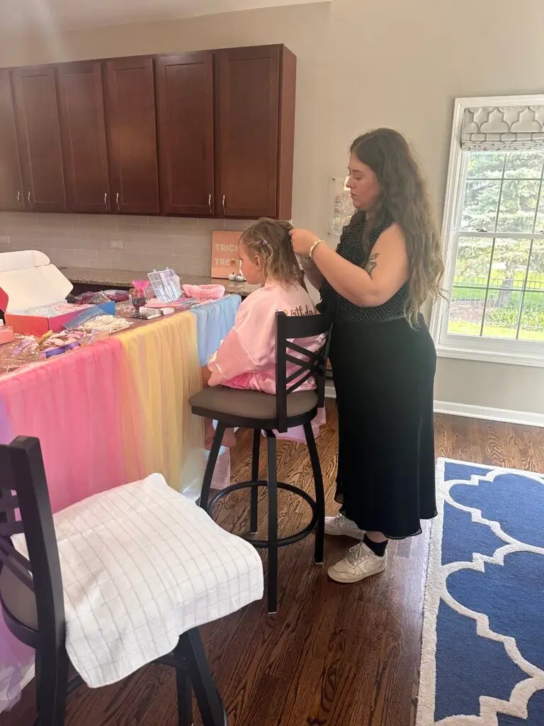 Perfume bar setup by Glitters & Grace