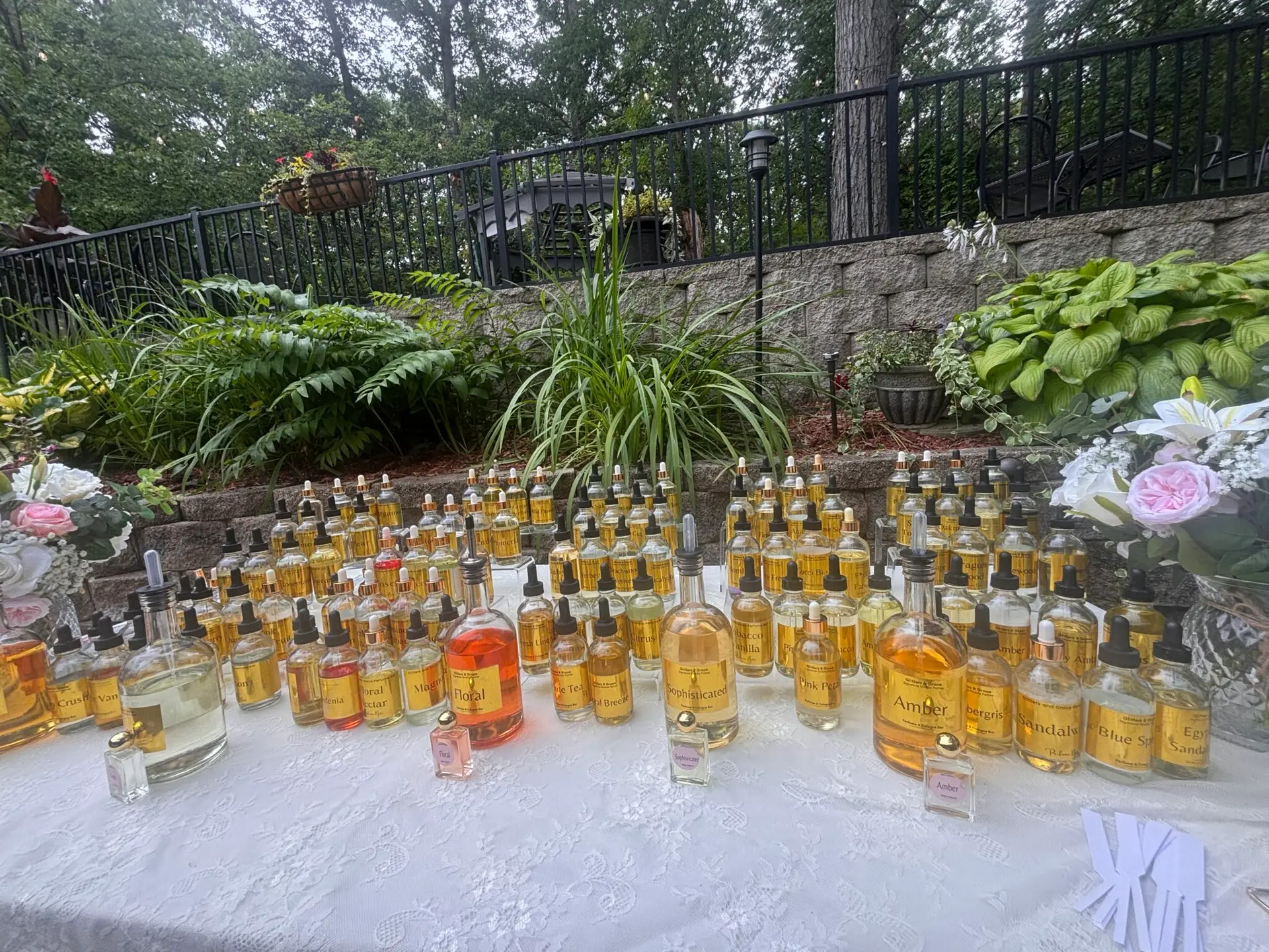 Glitters & Grace perfume bar rental Mokena