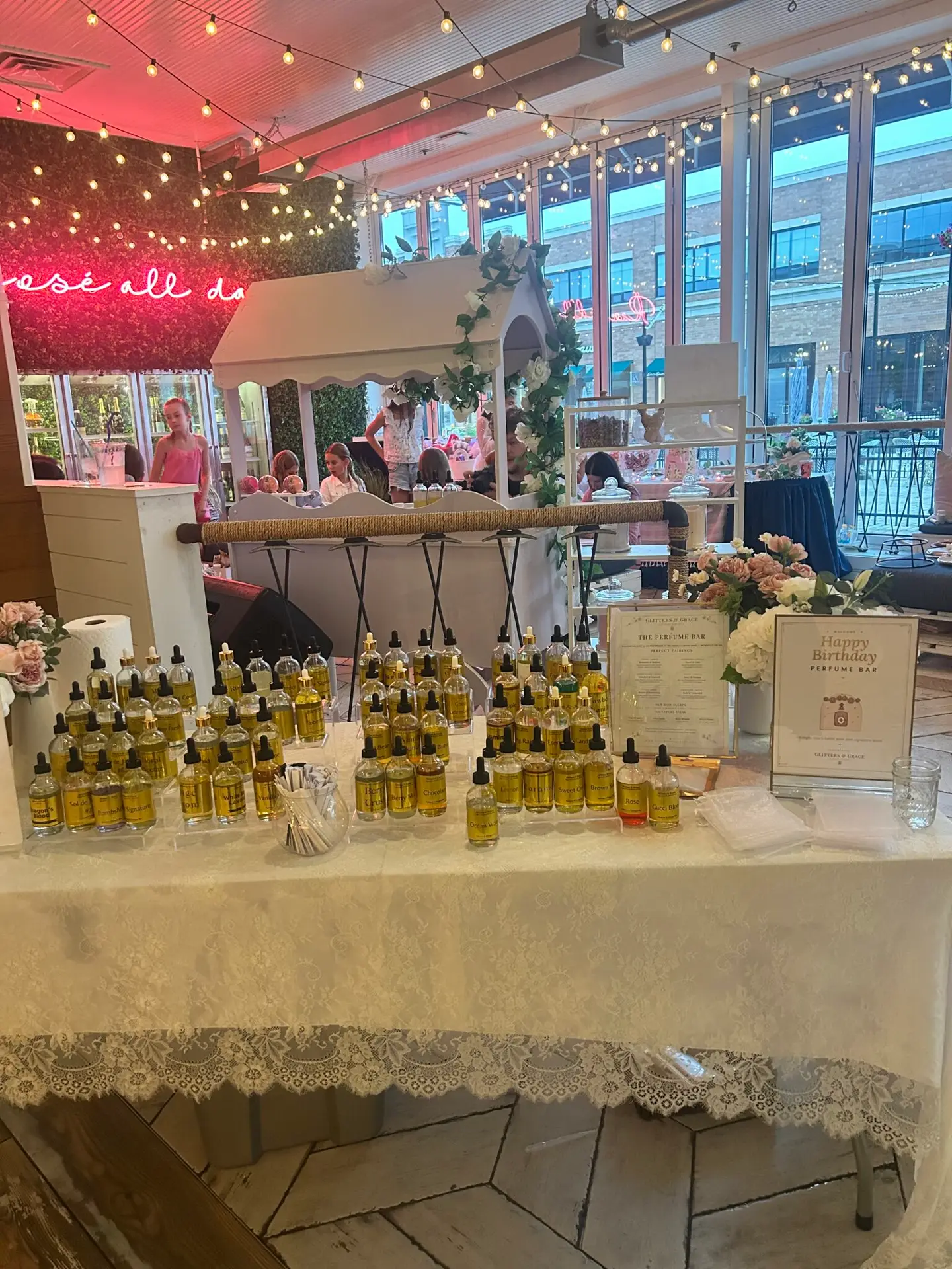 Glitters & Grace girls spa birthday party Orland Park